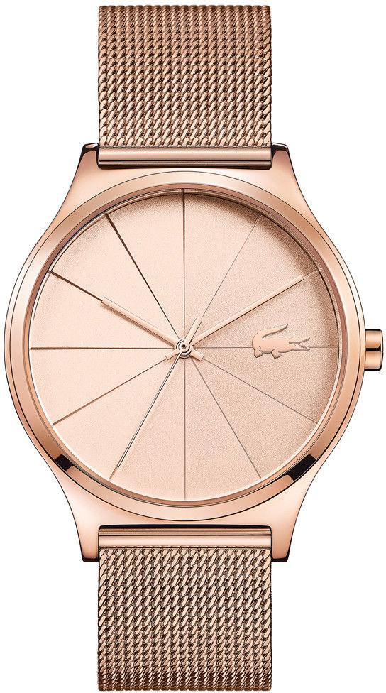 Lacoste LAC2001043 35 mm Bakır Çelik Kordon Analog Kadın Kol Saati