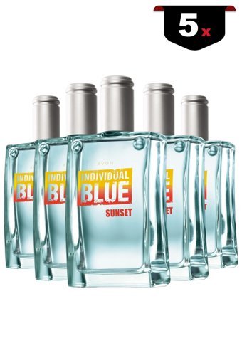 Avon Individual Blue Sunset 5 Parça Erkek Parfüm Seti EDT