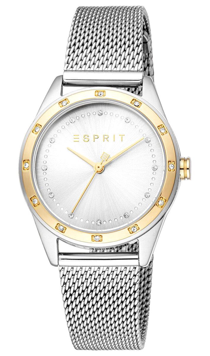 Esprit ES1L349M0105 32 mm Gri Çelik-Hasır Kordon Analog Kadın Kol Saati