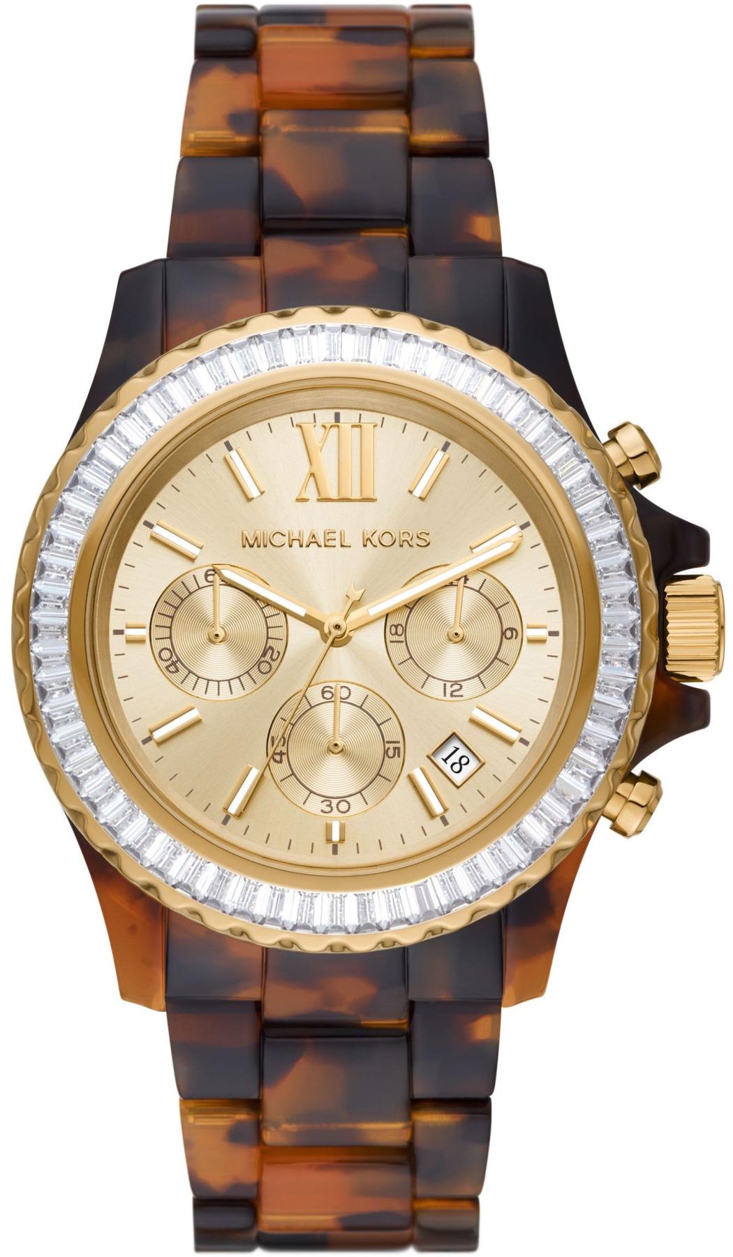 Michael Kors MK7239 Takvimli 42 mm Kahverengi Çelik Kordon Analog Kadın Kol Saati