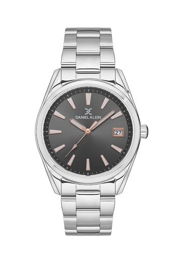 Daniel Klein DK.1.13630-2 Gri Çelik Kordon Analog Kadın Kol Saati