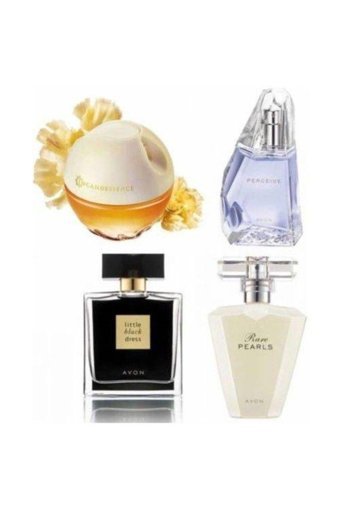 Avon Incandessence + Perceive + Little Black Dress + Rare Pearls 4 Parça Kadın Parfüm Seti EDP