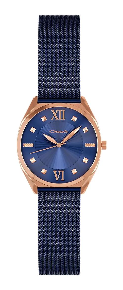 Osse OSW10113 35 mm Lacivert Metal Kordon Analog Kadın Kol Saati