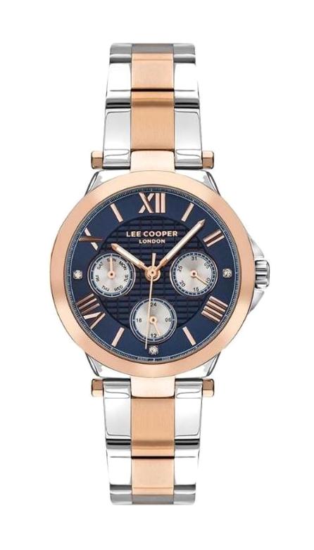 Lee Cooper LC07445.590 Takvimli 36 mm Rose Gold Çelik Kordon Analog Kadın Kol Saati