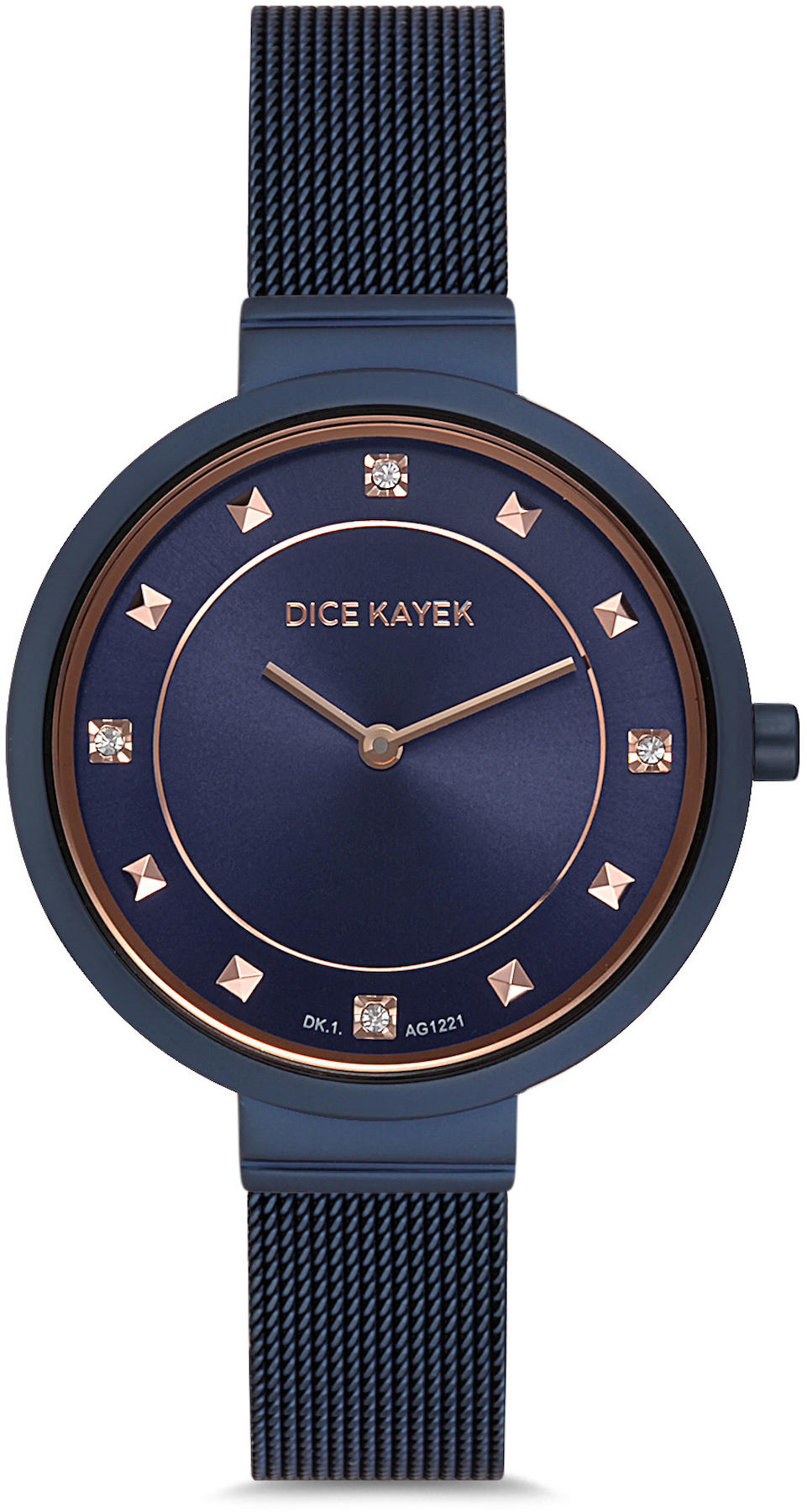Dice Kayek DK.1.AG1221.10 33 mm Lacivert Metal Kordon Analog Kadın Kol Saati