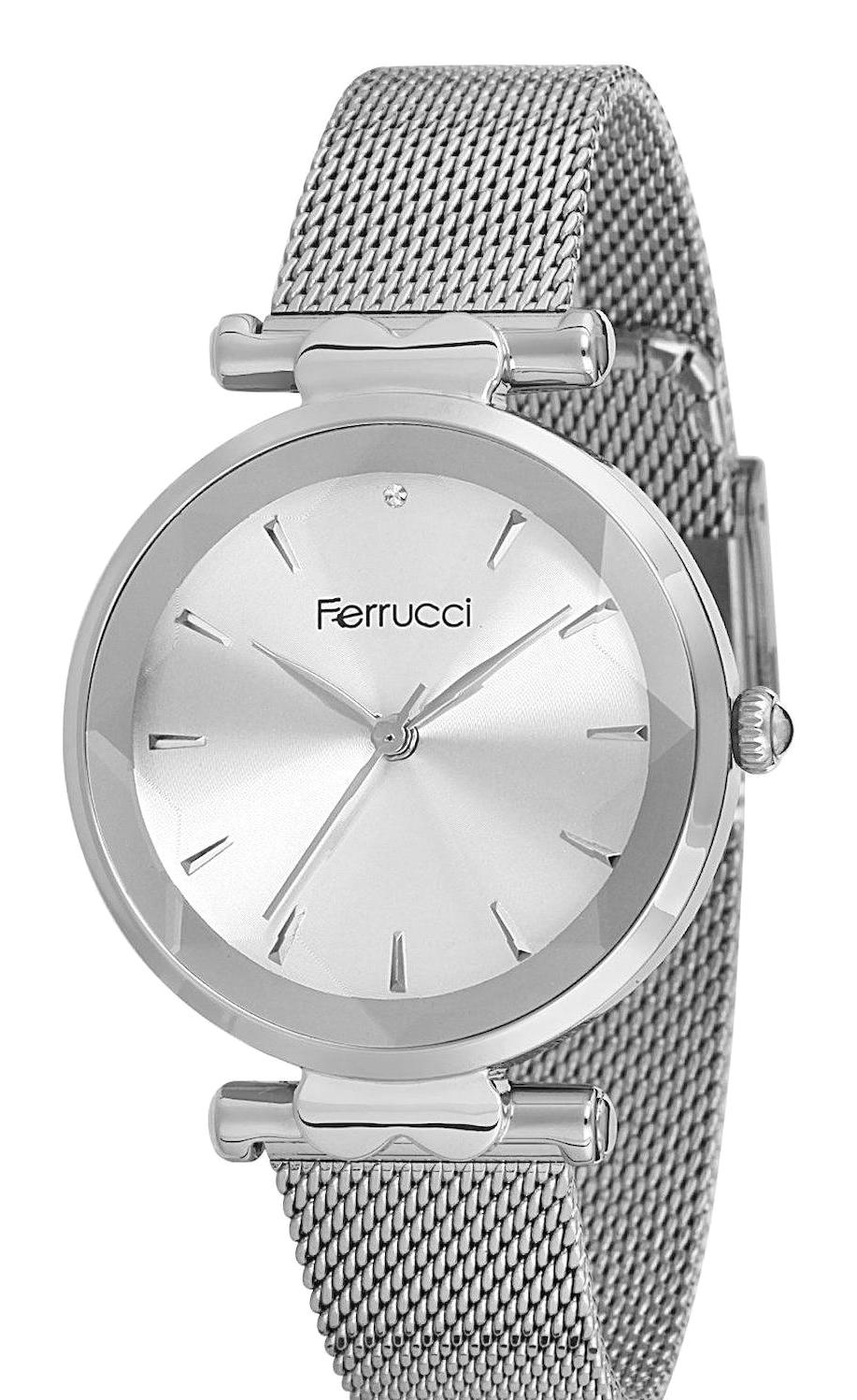 Ferrucci FC.13670H.03 36 mm Gri Metal Kordon Analog Kadın Kol Saati