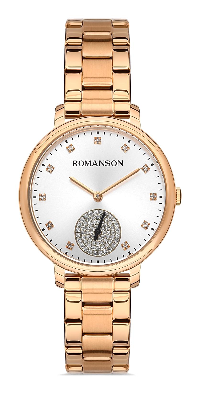 Romanson RM9A14LLRRAS6R 35 mm Rose Gold Çelik Kordon Analog Kadın Kol Saati