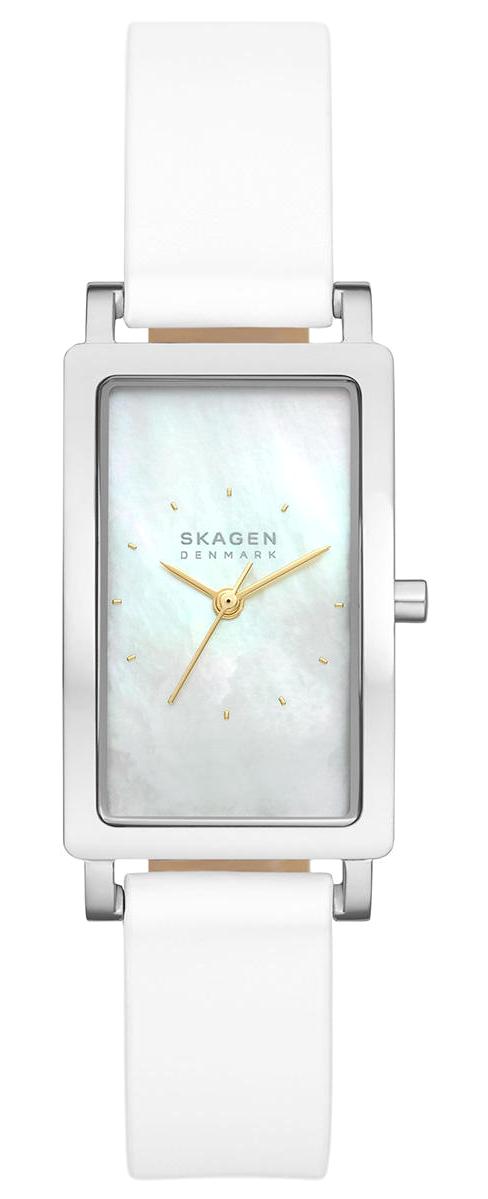 Skagen SKW3141 22 mm Beyaz Deri Kordon Analog Kadın Kol Saati