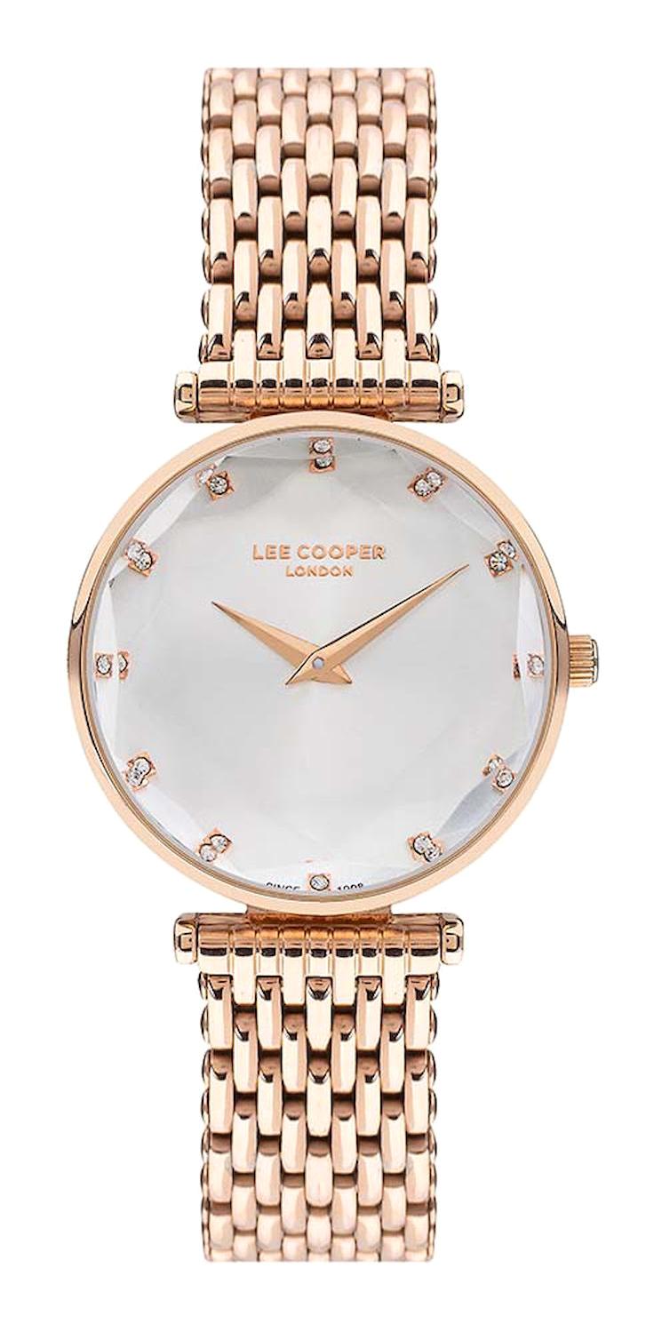 Lee Cooper LC07410.430 40 mm Rose Gold Plastik Kordon Analog Kadın Kol Saati