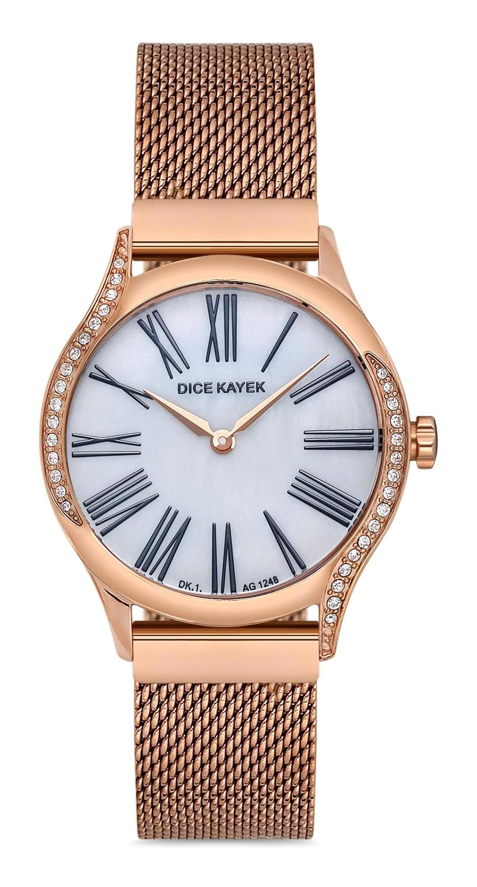 Dice Kayek DK.1.AG1248.03 36 mm Rose Gold Çelik Kordon Analog Kadın Kol Saati