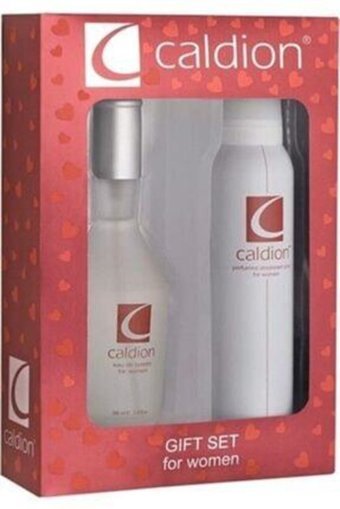 Caldion 4 Parça Kadın Parfüm Deodorant Seti EDT 100 ml + 150 ml Deodorant + Roll On