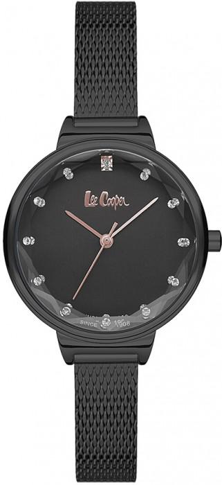 Lee Cooper LC06717.060 40 mm Siyah Çelik Kordon Analog Kadın Kol Saati