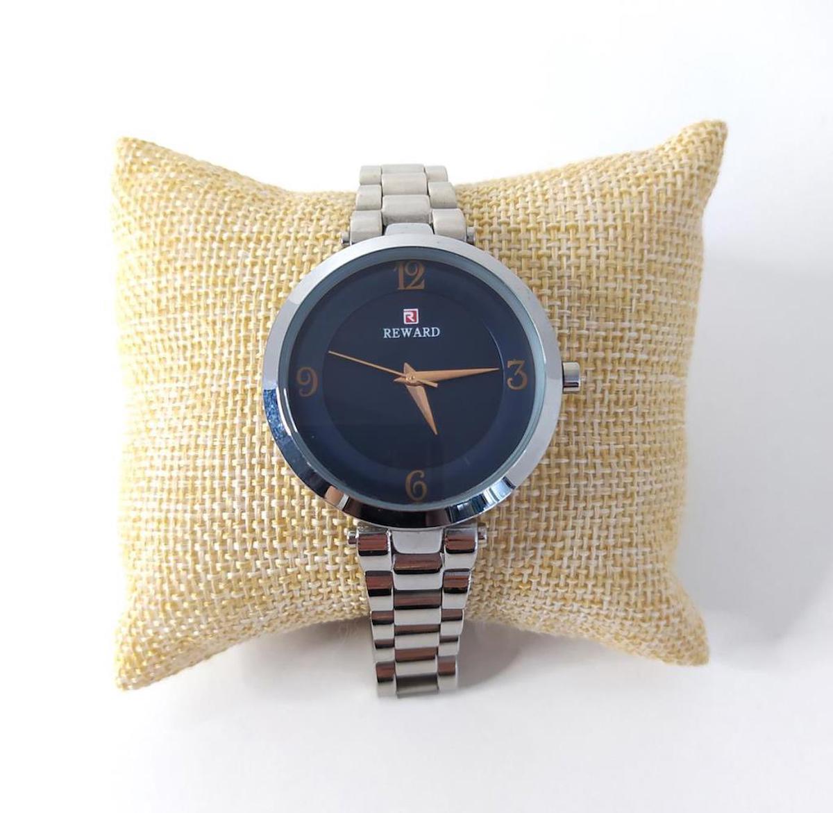 Reward RD63034LG 35 mm Gri Çelik Kordon Analog Kadın Kol Saati