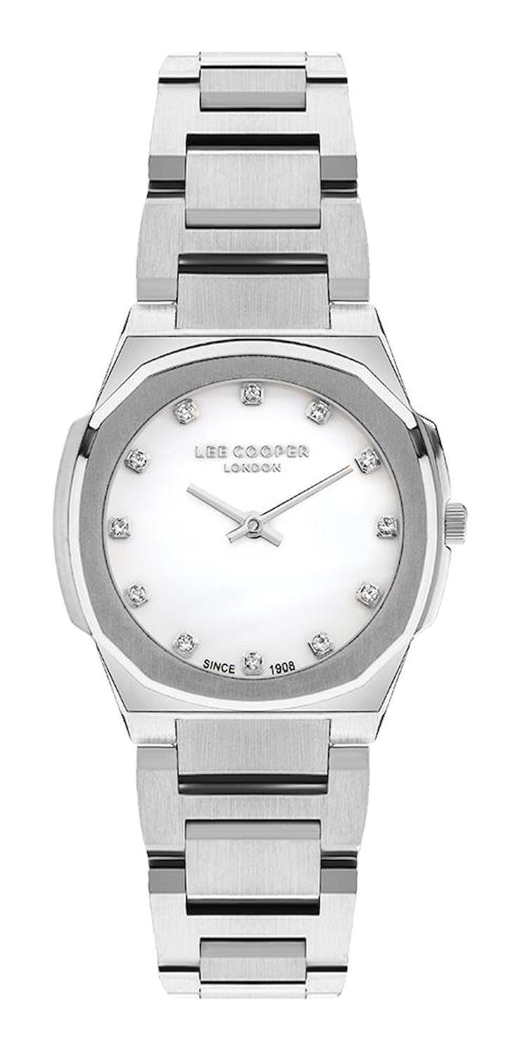 Lee Cooper LC07619.320 40 mm Gri Çelik Kordon Analog Kadın Kol Saati