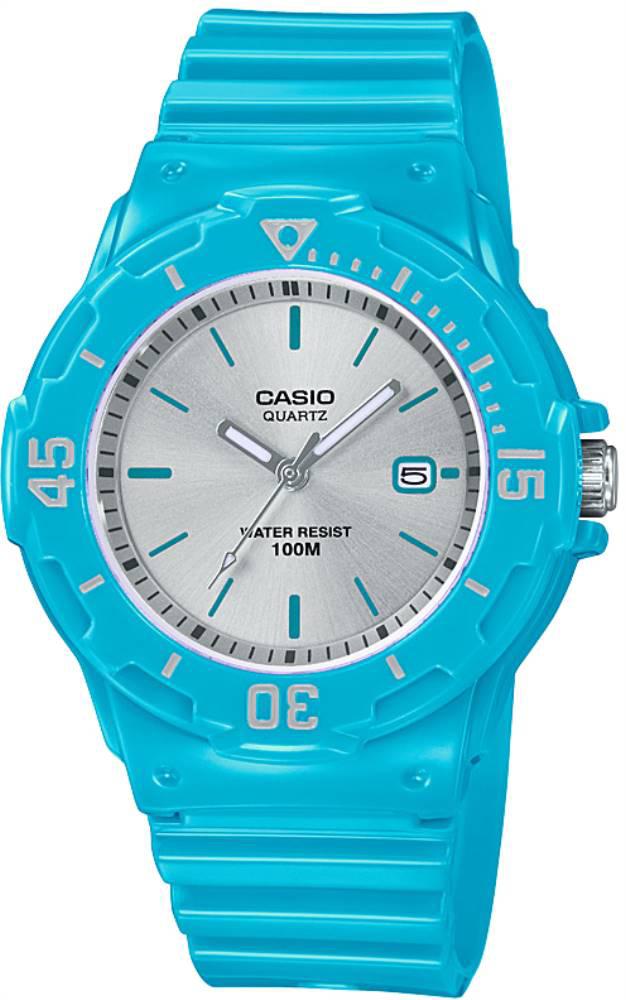 Casio LRW-200H-2E3VDR Takvimli 34.2 mm Mavi Silikon Kordon Analog Kadın Kol Saati