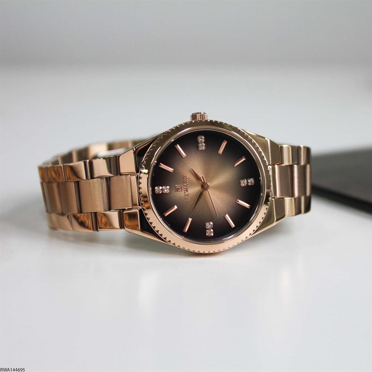 Reward RWA144695 33 mm Rose Gold Çelik Kordon Analog Kadın Kol Saati