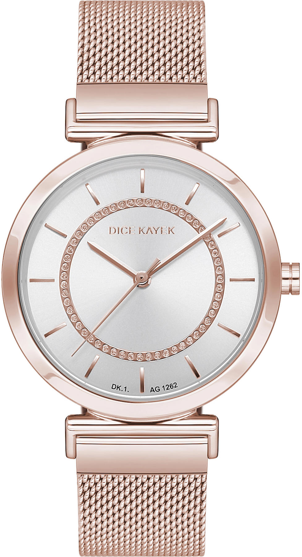 Dice Kayek DK.1.AG1262.04 36 mm Rose Gold Metal Kordon Analog Kadın Kol Saati