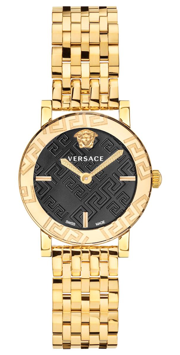 Versace VRSCVEU300621 43 mm Altın Çelik Kordon Analog Kadın Kol Saati