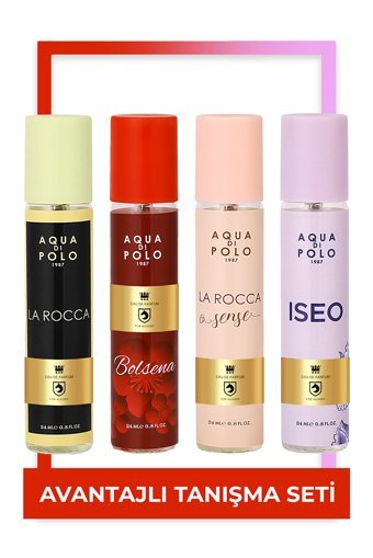Aqua Di Polo 1987 4 Parça Kadın Parfüm Seti EDP