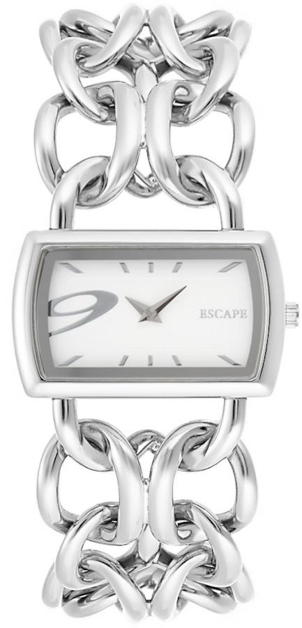Escape EC1054-101 35 mm Gri Çelik Kordon Analog Kadın Kol Saati
