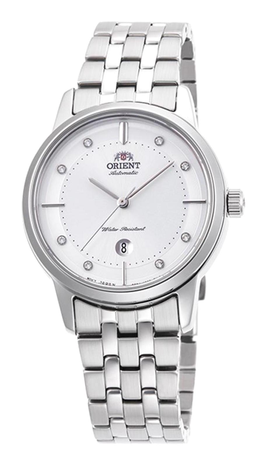 Orient RA-NR2009S10B Takvimli 32 mm Gri Çelik Kordon Analog Kadın Kol Saati