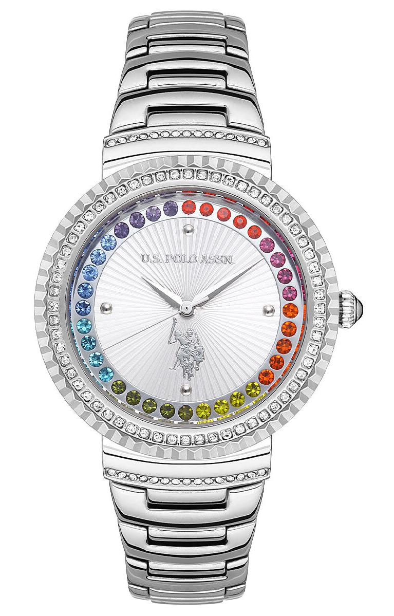 U.S. Polo Assn USPA2056-01 38 mm Gri Çelik Kordon Analog Kadın Kol Saati