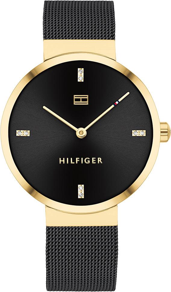Tommy Hilfiger TH1782216 35 mm Siyah Çelik-Hasır Kordon Analog Kadın Kol Saati