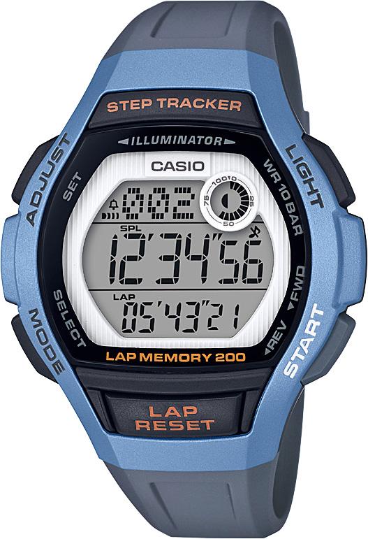 Casio LWS-2000H-2AVDF Takvimli 38 mm Mavi - Siyah Plastik Kordon Dijital Kadın Kol Saati