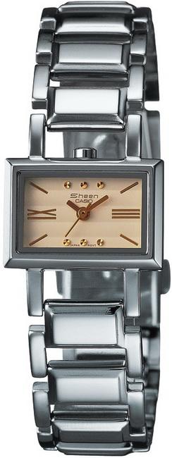 Casio SHN-4009D-9A 20 mm Gri Çelik Kordon Analog Kadın Kol Saati