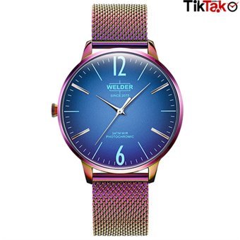 Welder Watch WRS645 38 mm Çok Renkli Çelik Kordon Analog Kadın Kol Saati