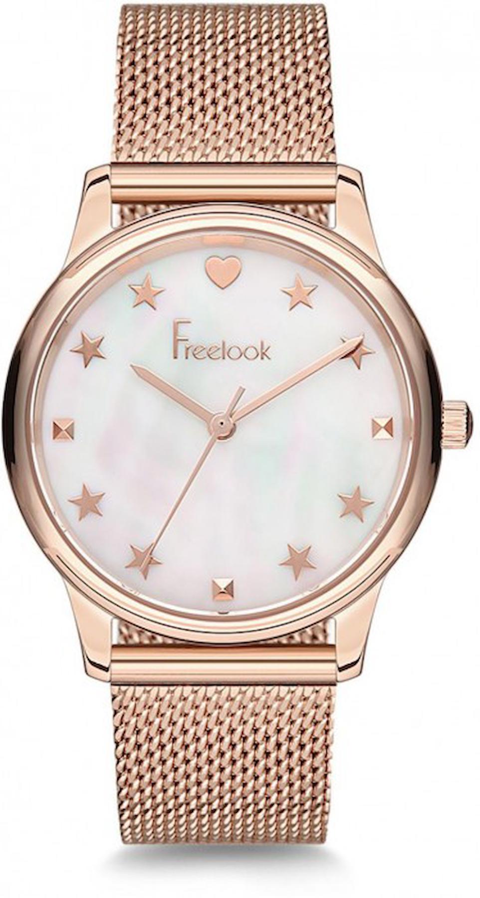 Freelook F.8.1037.03 36 mm Altın Metal Kordon Analog Kadın Kol Saati