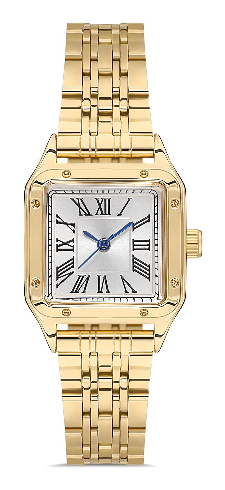Padam Paris PDMS341 20-25 mm Altın Çelik Kordon Analog Kadın Kol Saati
