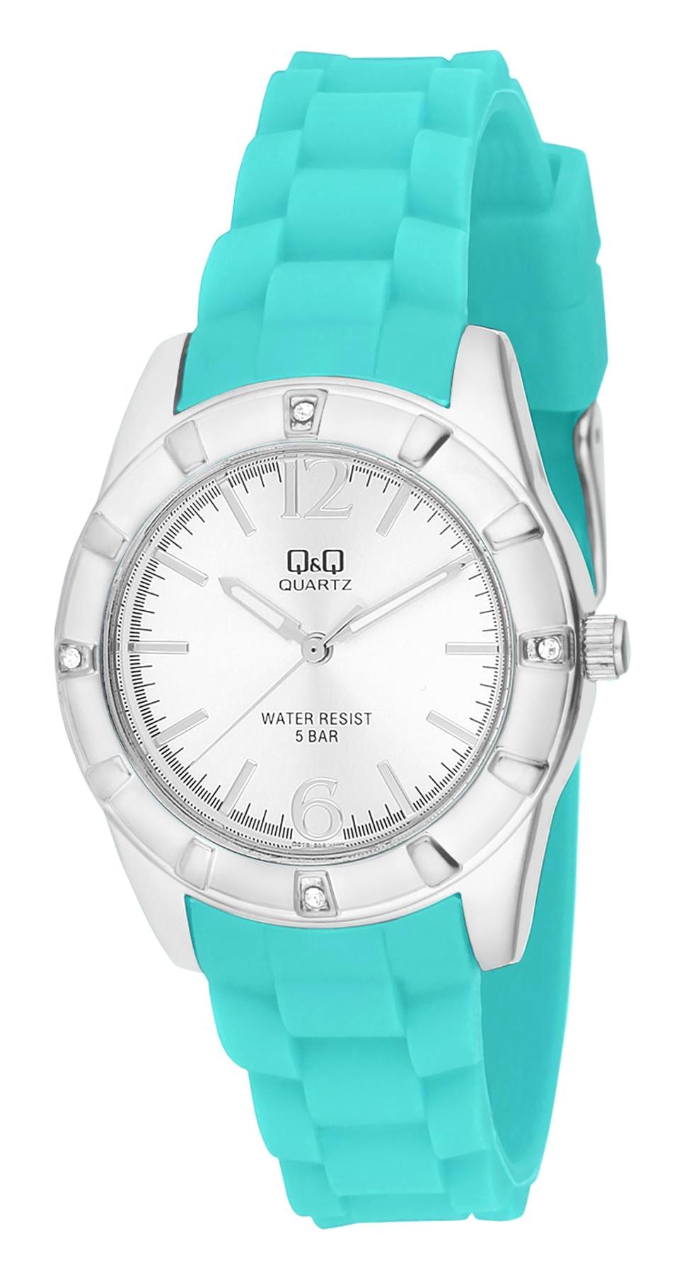 Q&Q 3B294 36 mm Mavi Silikon Kordon Analog Kadın Kol Saati