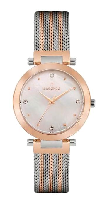 Essence ES6545FE.520 33 mm Gri-Rose Gold Çelik Kordon Analog Kadın Kol Saati