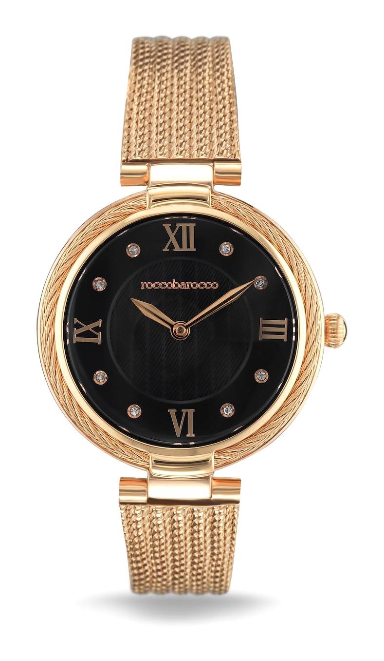 Rocco Barocco RB.4469S-04M 32 mm Rose Gold Çelik Kordon Analog Kadın Kol Saati