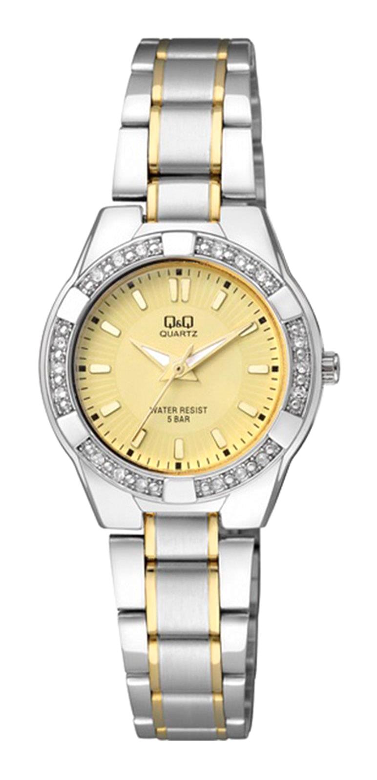 Q&Q 3G315 36 mm Gri Metal Kordon Analog Kadın Kol Saati