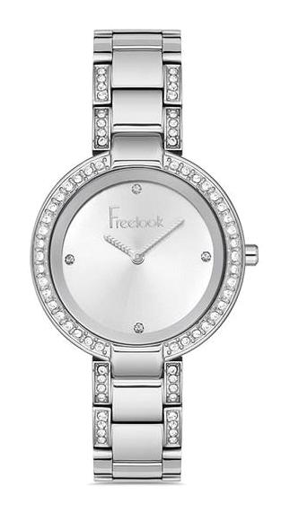 Freelook FL.1.10198.1 36 mm Gri Çelik Kordon Analog Kadın Kol Saati