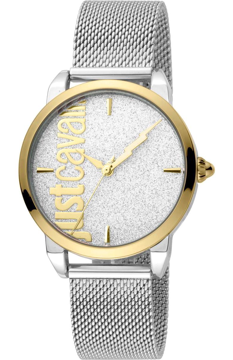 Just Cavalli JC1L079M0085D 34 mm Gri Çelik Kordon Analog Kadın Kol Saati