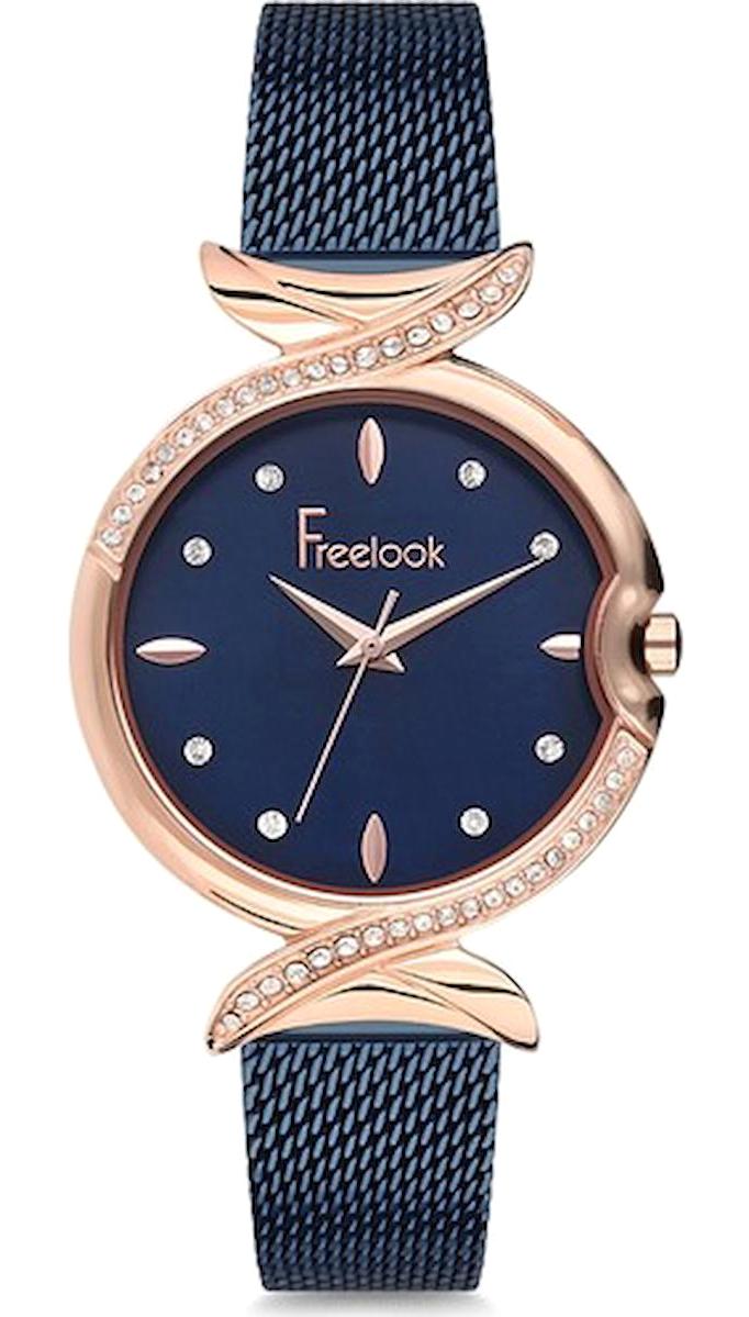 Freelook F.8.1041.06 34 mm Lacivert Metal Kordon Analog Kadın Kol Saati