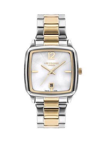 Lee Cooper LC07612220 Takvimli 40 mm Gri Çelik Kordon Analog Kadın Kol Saati