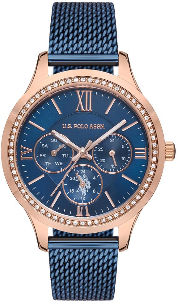 U.S. Polo Assn USPA2022-04 40 mm Lacivert Çelik Kordon Analog Kadın Kol Saati