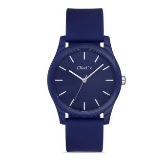 Dial X DX-5455-2-RM 31-35 mm Lacivert Plastik-Silikon Kordon Analog Kadın Kol Saati