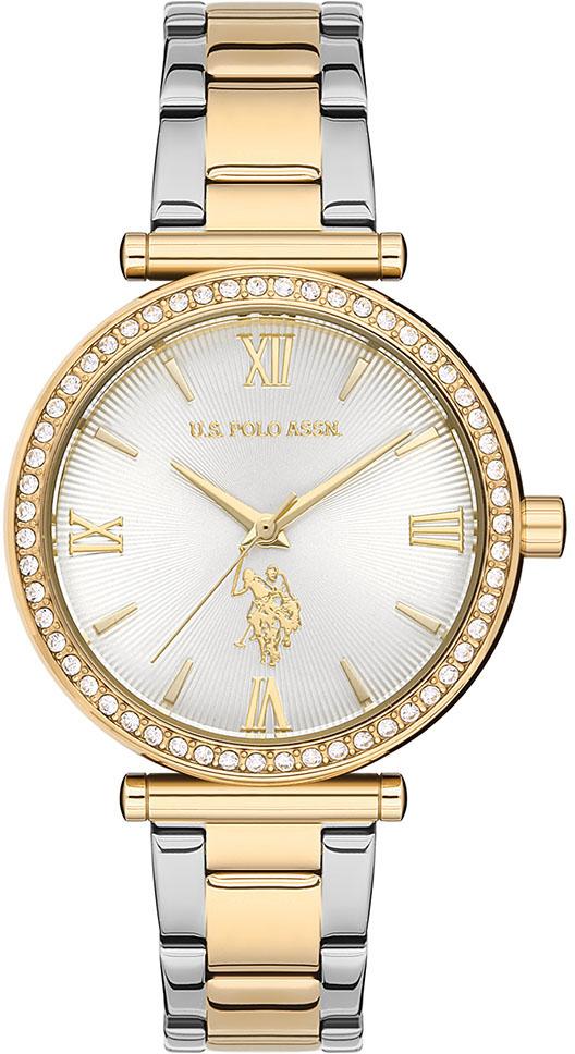 U.S. Polo Assn USPA2032-05 36 mm Altın-Gri Metal Kordon Analog Kadın Kol Saati