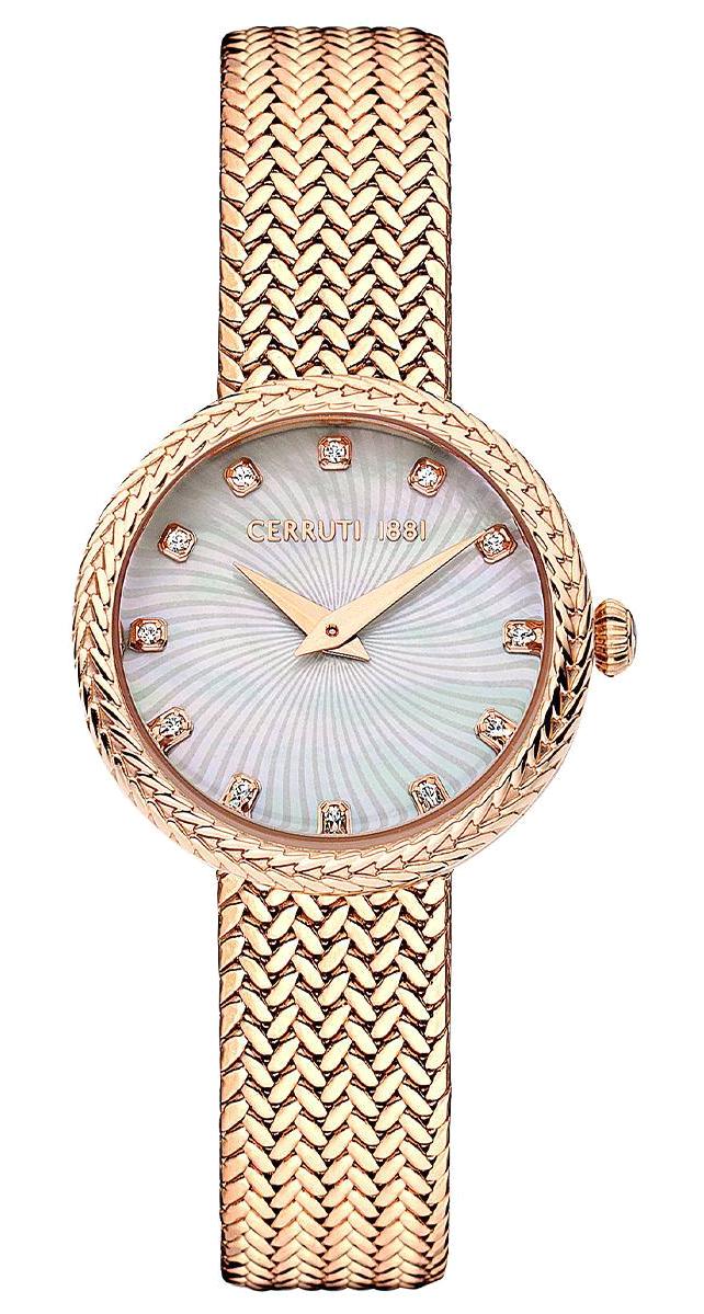 Cerruti 1881 CIWLG2207303 26 mm Rose Gold Çelik Kordon Analog Kadın Kol Saati