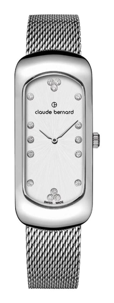 Claude Bernard CB.20227 20 mm Gri Çelik Kordon Analog Kadın Kol Saati