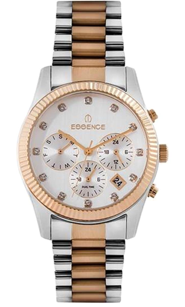 Essence ES6573FE.530 Takvimli 38 mm Gri-Rose Gold Çelik Kordon Analog Kadın Kol Saati