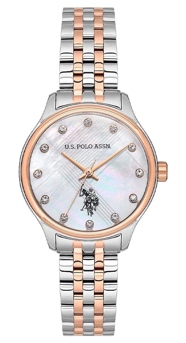 U.S. Polo Assn USPA2071-04 32 mm Gri-Rose Gold Çelik Kordon Analog Kadın Kol Saati