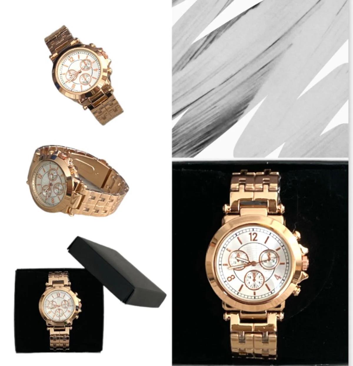 Spectrum 36-40 mm Rose Gold Metal Kordon Analog Kadın Kol Saati