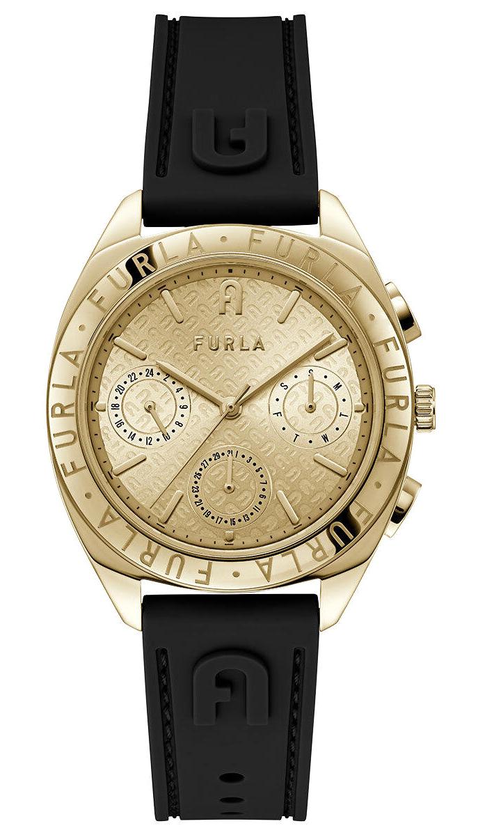 Furla FRWW00051009L2 Takvimli 38 mm Siyah Silikon Kordon Analog Kadın Kol Saati
