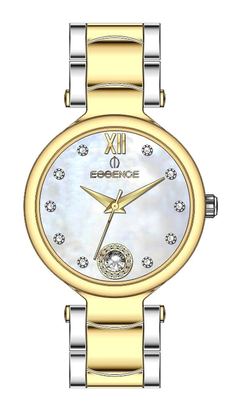 Essence ES6772FE.220 32 mm Altın-Gri Çelik Kordon Analog Kadın Kol Saati